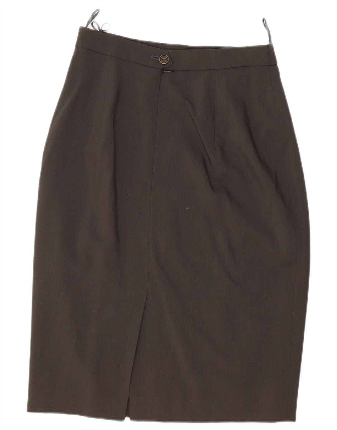 CERRUTI 1881 Womens Pencil Skirt IT 42 Medium W28  Grey Wool