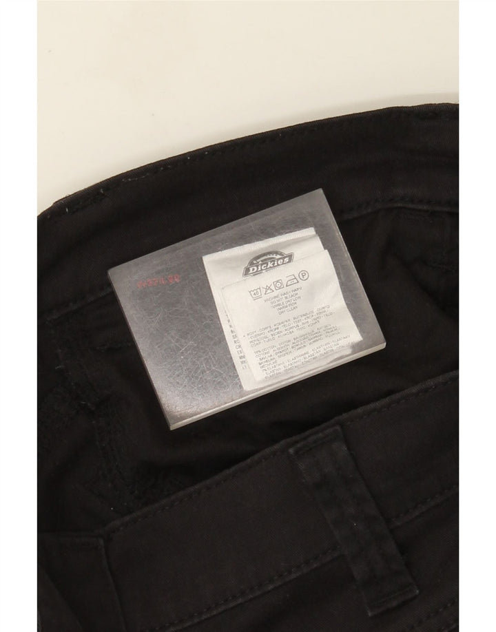 Dickies Herren gerade Cargohose W32 L30 schwarze Baumwolle