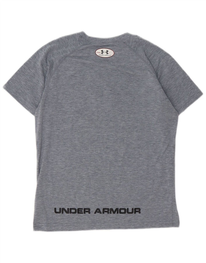 Under Armour Jungen-T-Shirt mit Grafik, 9–10 Jahre, mittelgrau meliert