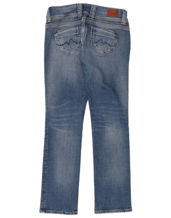 PEPE Jeans Damen Slim Jeans W29 L30 Blaue Baumwolle