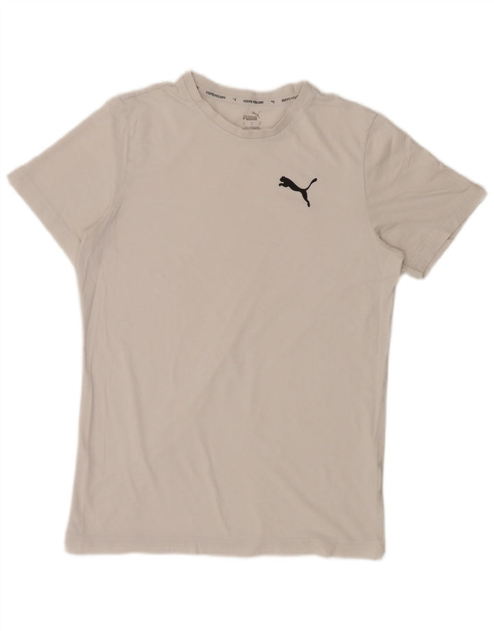PUMA Mens T-Shirt Top Small White