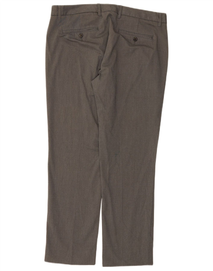 BONOBOS Gerade Chino-Hose für Herren, W33, L30, graue Baumwolle