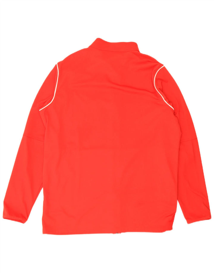 Nike Herren Dri Fit Graphic Trainingsanzug Top Jacke XL Rot Polyester