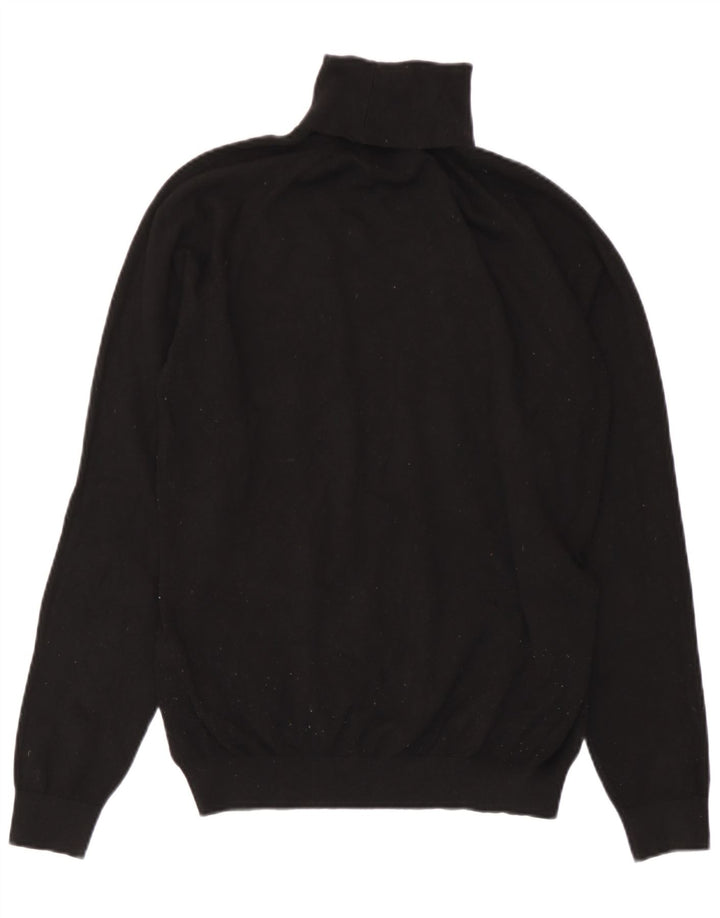 Zara Damen-Pullover mit Rollkragen, Gr. 10, Größe S, Schwarz, Viskose