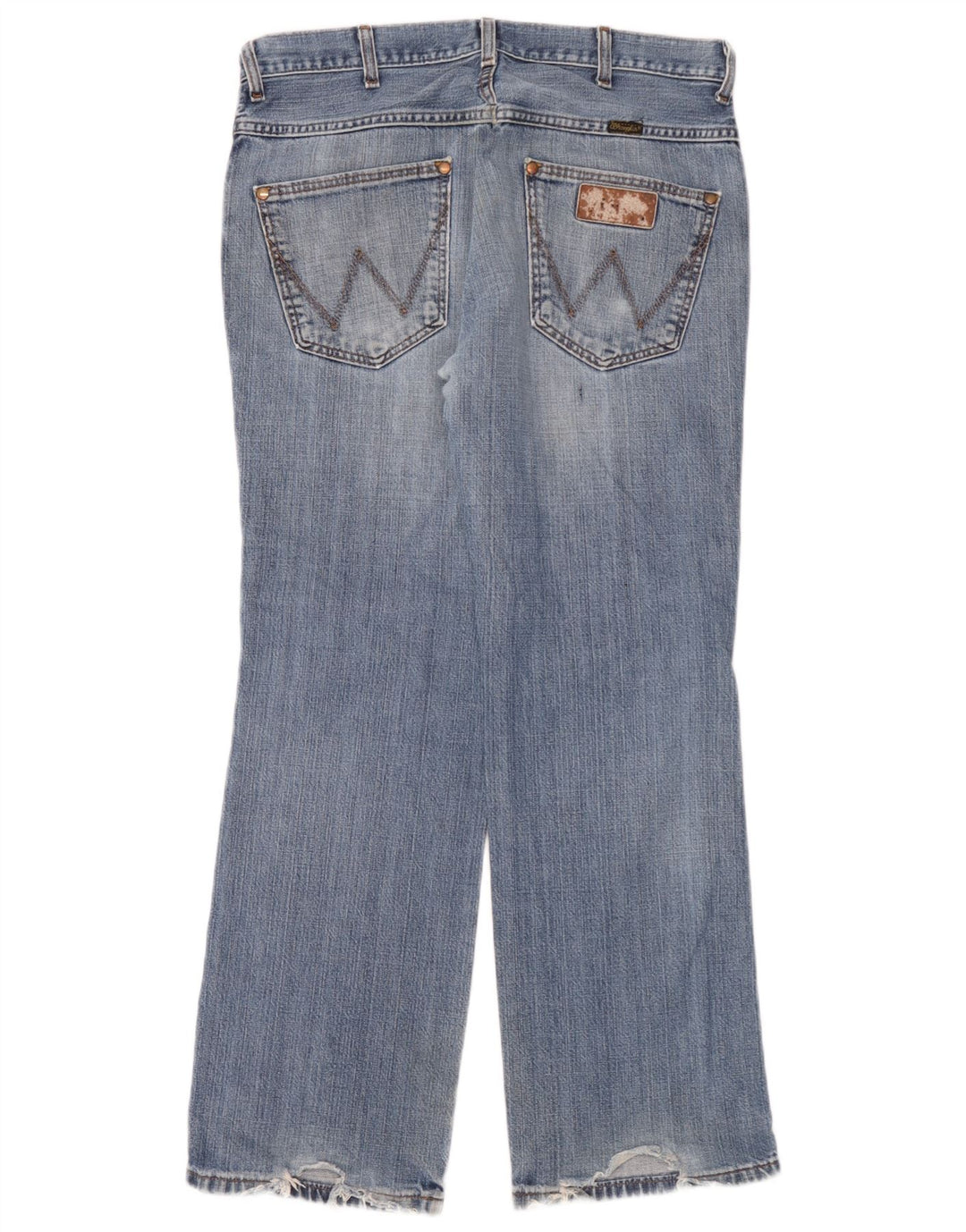 Wrangler Herren Alaska Straight Jeans W34 L30 Blaue Baumwolle