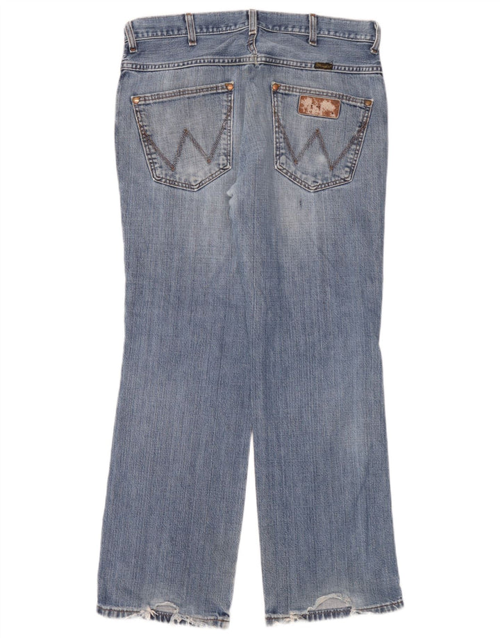 Wrangler Herren Alaska Straight Jeans W34 L30 Blaue Baumwolle