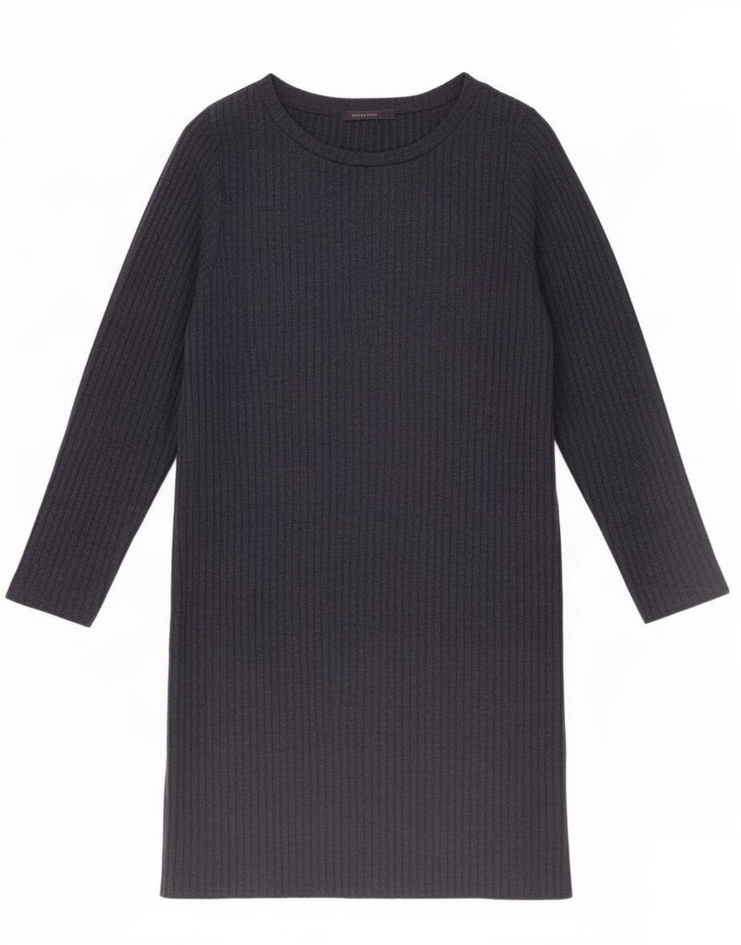 Marks & Spencer Damen Langarm-Basic-Kleid UK 16 Large Marineblau