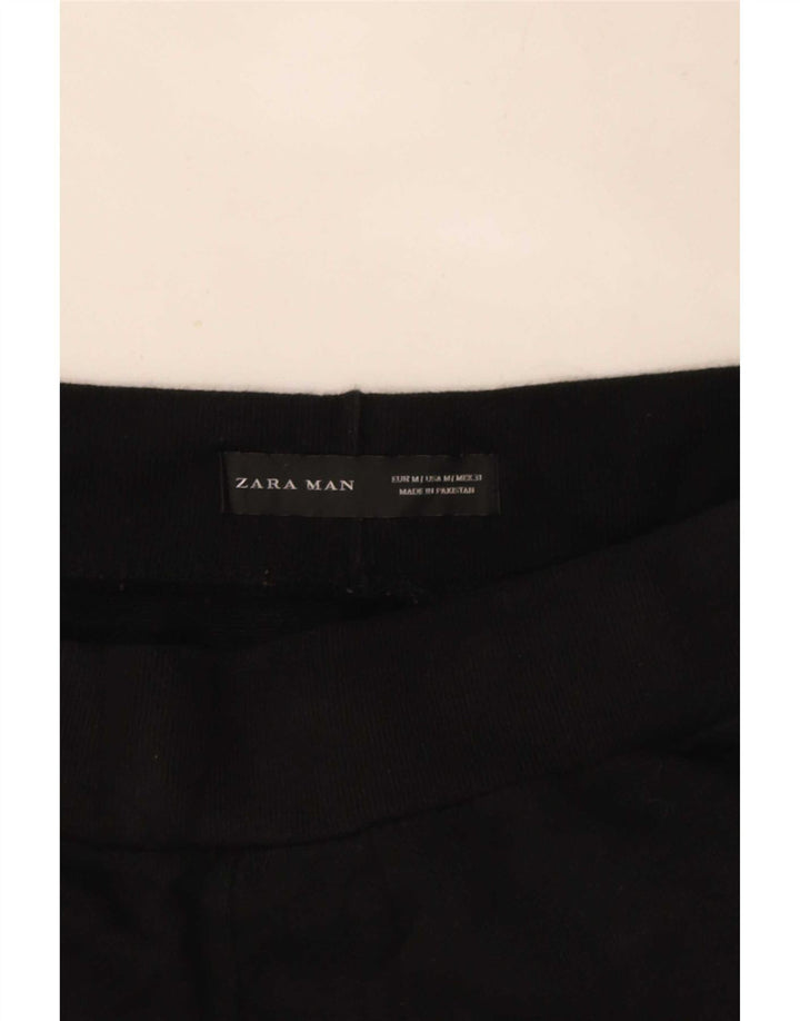 Zara Herren-Trainingshose, Jogginghose, Mittelschwarz, Polyester