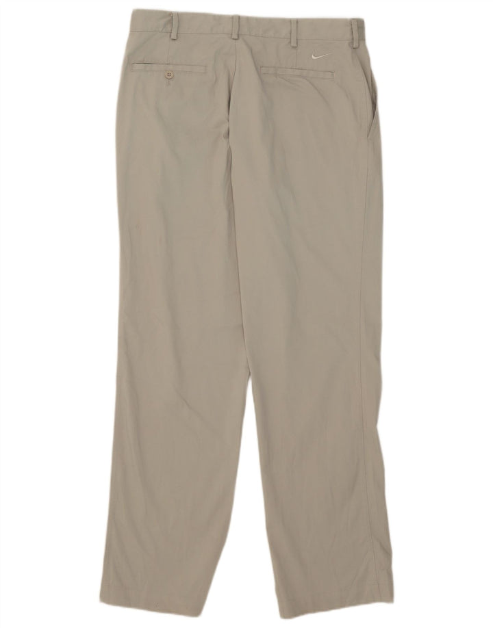 Nike Herren Dri Fit Straight Chino Hose W32 L32 Beige Polyester