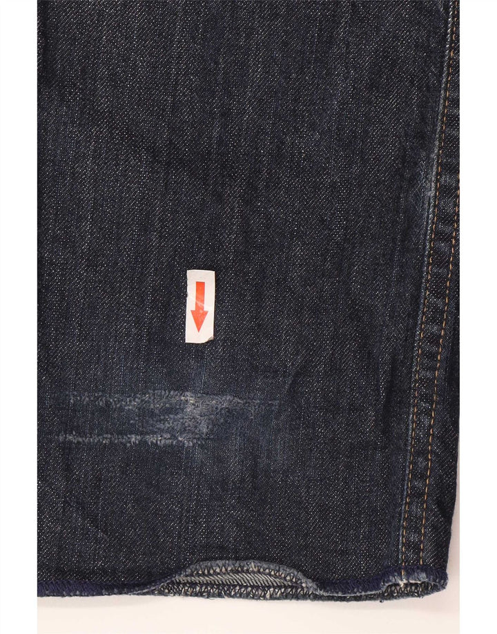 Zara Damen Straight Jeans EU 40 Medium W30 L33 Blau