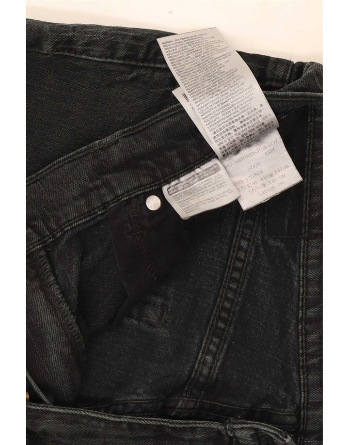 Levi's Herren Slim Jeans W32 L30 Graue Baumwolle