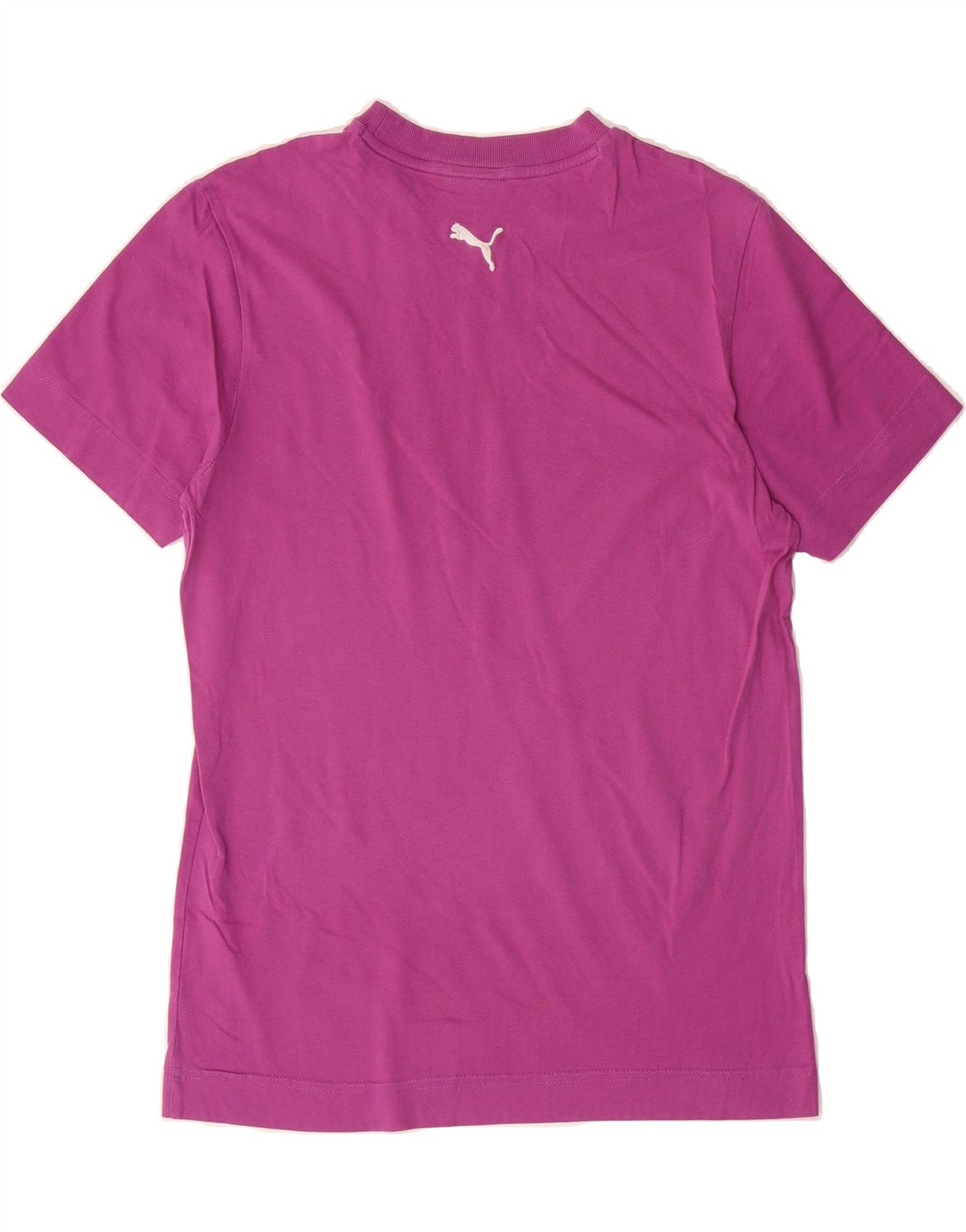 PUMA Mens Graphic T-Shirt Top Small Pink Cotton Vintage Puma and Second-Hand Puma from Messina Hembry 