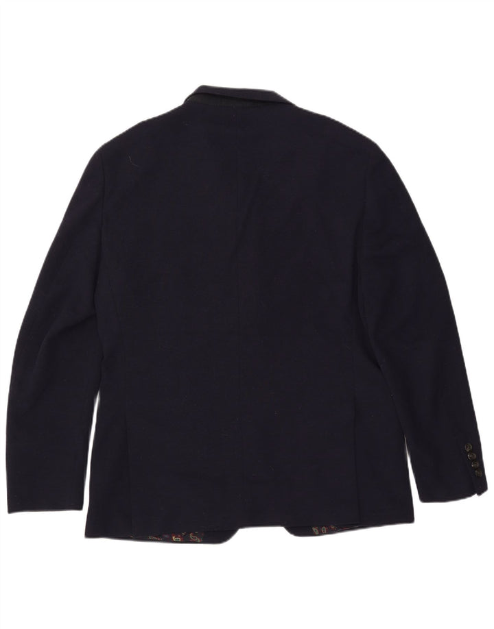 Chaps Herren-Blazer mit 2 Knöpfen, UK 42, XL, Marineblau, Polyester