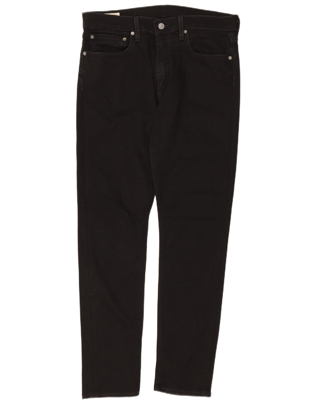Levi's Herren 512 Slim Tapered Jeans W34 L32 Schwarze Baumwolle