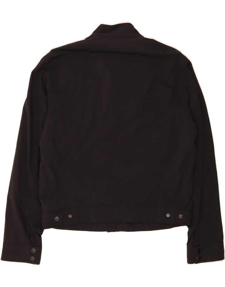 GAS Womens Bomber Jacket UK 16 Large Black Polyamide Vintage Gas and Second-Hand Gas from Messina Hembry 