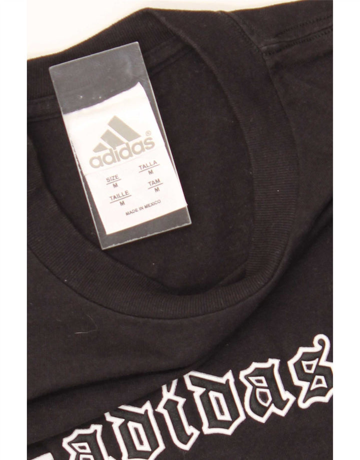 Adidas Herren Graphic T-Shirt Top Medium Schwarz