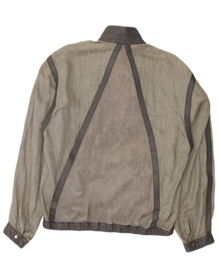 Breco's Herren Bomberjacke IT 46 Small Grey