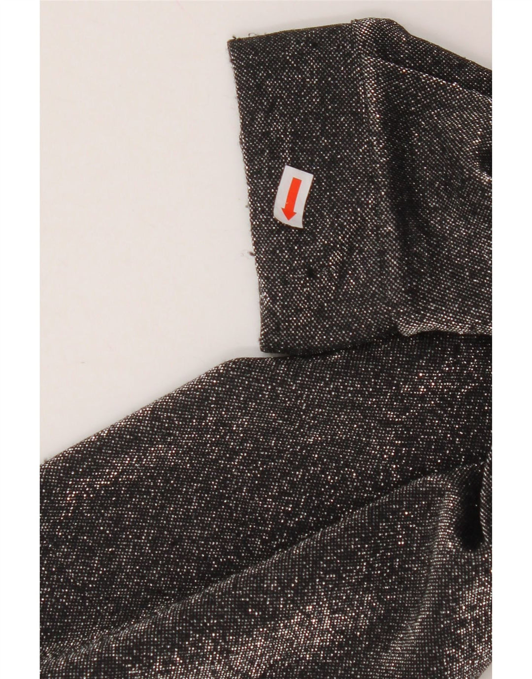 VINTAGE Übergroße Damen-Hemdbluse UK 16 Großes schwarz geflecktes Polyester