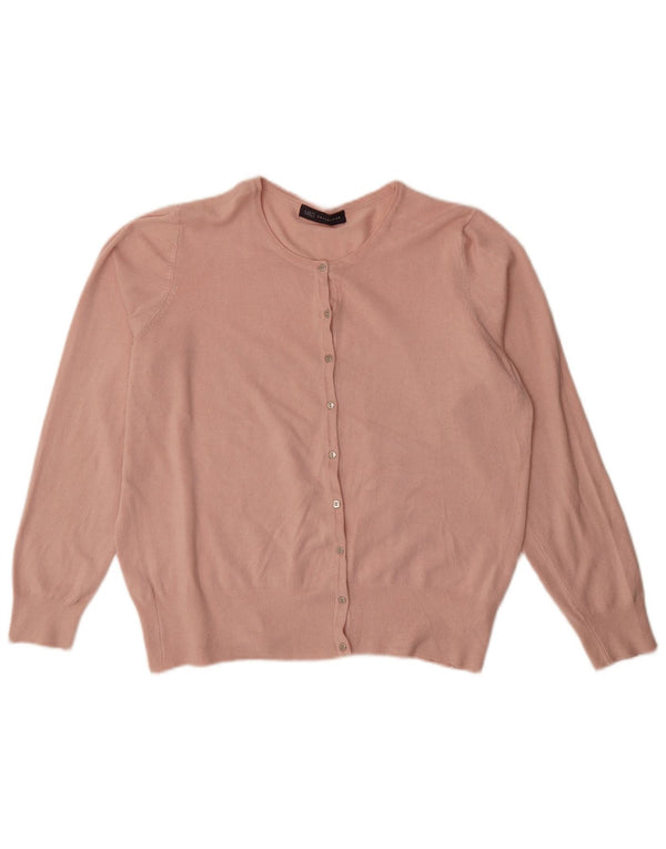 Marks & Spencer Damen Strickjacke UK 18 XL Rosa Viskose