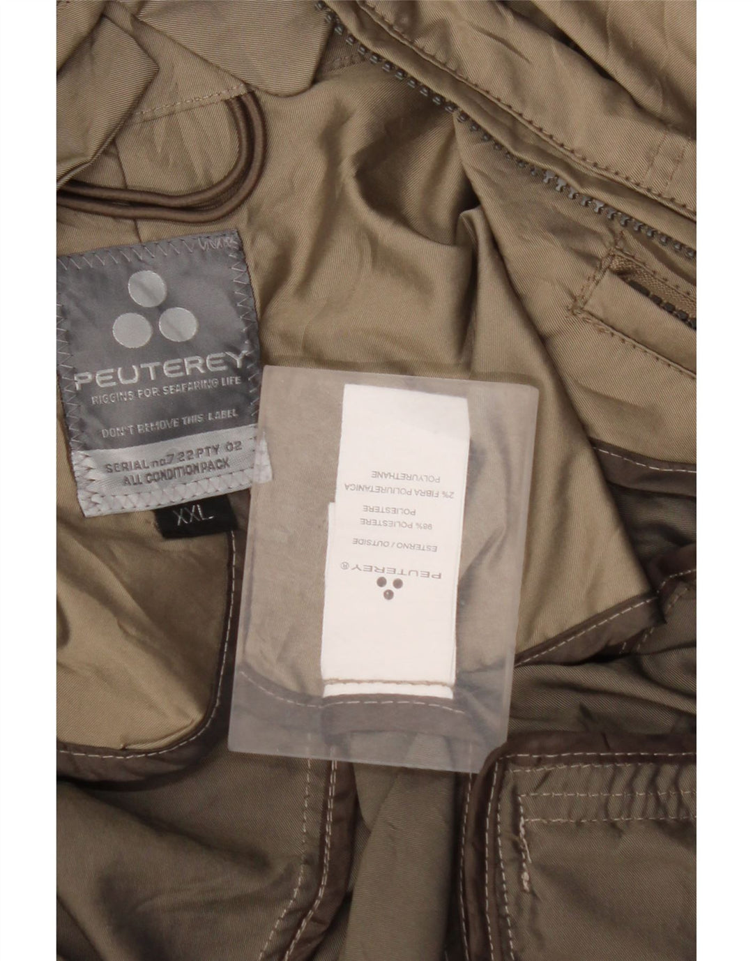 PEUTEREY Damen Bomberjacke UK 20 2XL Grün Polyester