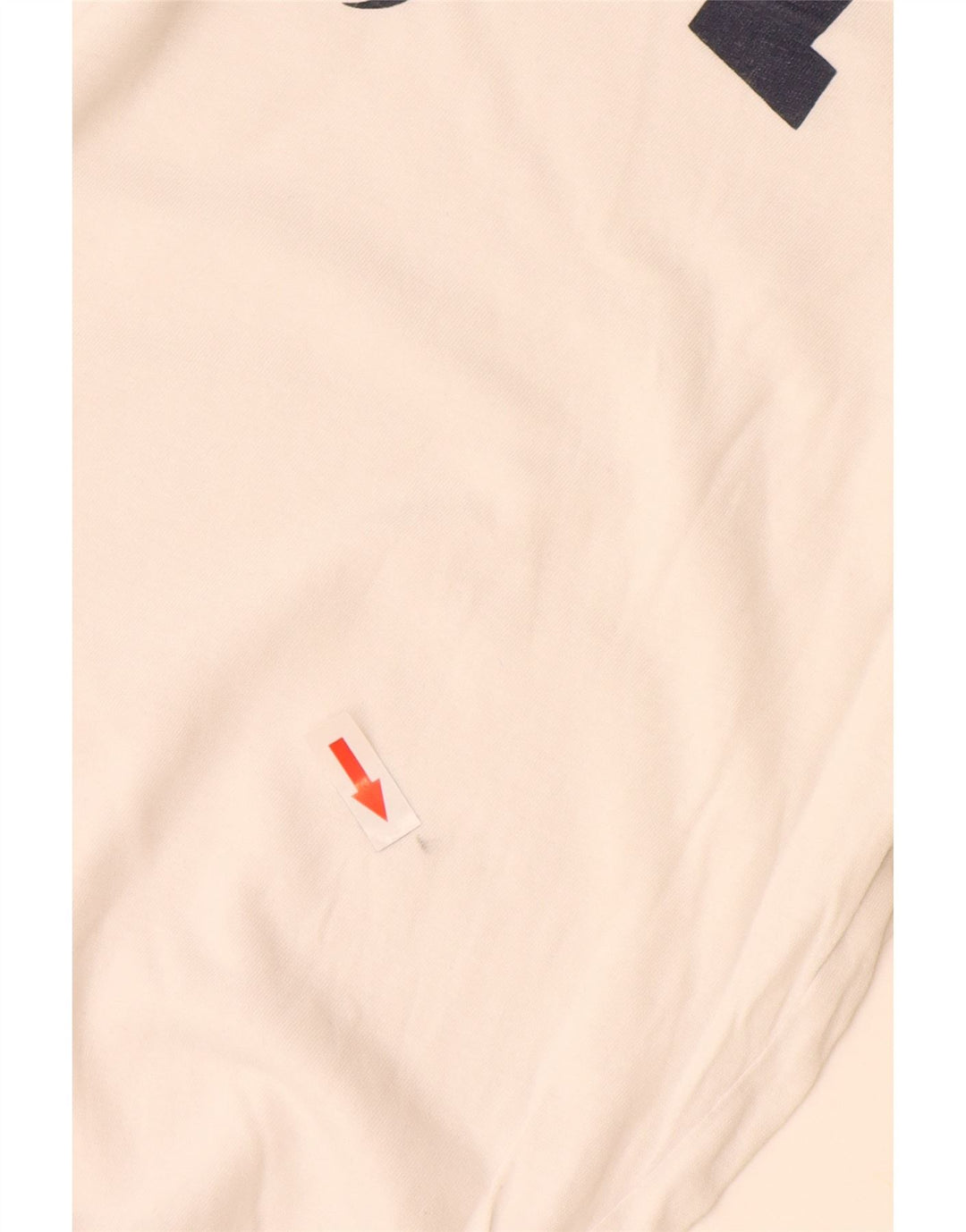 Gant Damen Grafik-T-Shirt-Oberteil UK 14 Mittelweiße Baumwolle