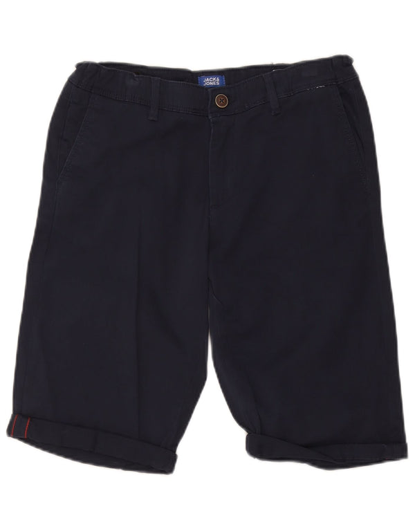 Jack & Jones Chino-Shorts für Jungen, 15–16 Jahre, W32, marineblaue Baumwolle