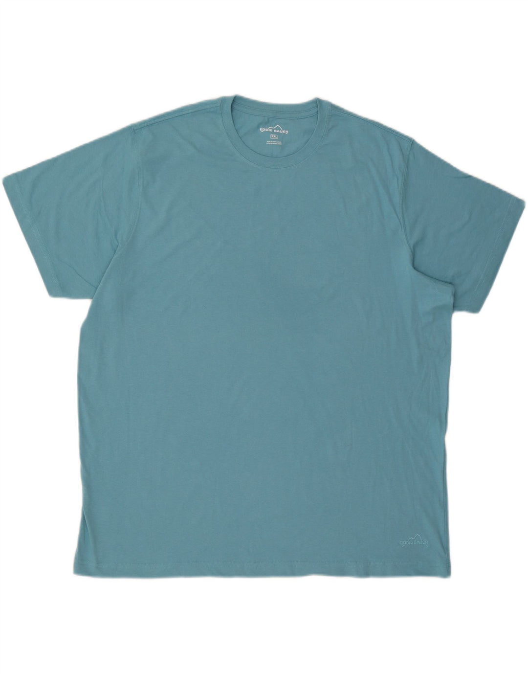 EDDIE BAUER Herren T-Shirt Top 2XL Blau Baumwolle
