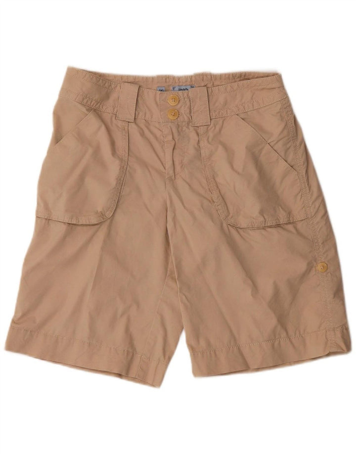 IZOD Womens Casual Shorts US 4 Small W28  Beige Cotton