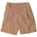 IZOD Womens Casual Shorts US 4 Small W28  Beige Cotton