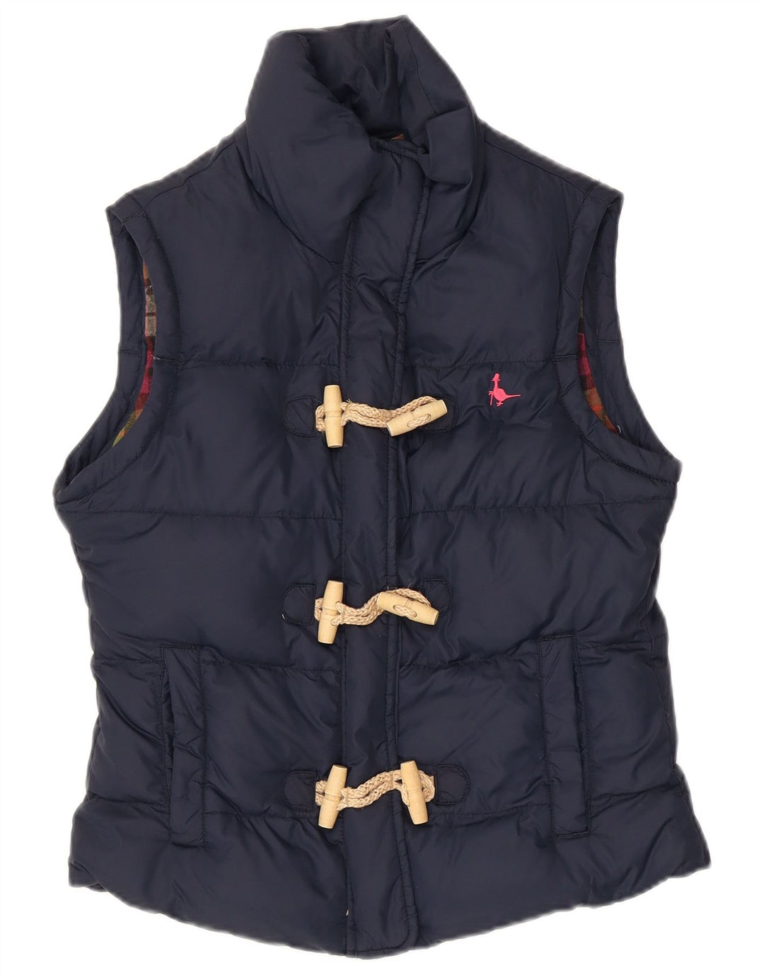 Jack Wills Damen Duffle Wattierte Weste UK 10 Small Marineblau