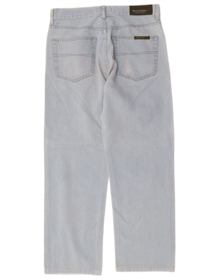 Henry Cottons Damen Straight Jeans W31 L26 Blaue Baumwolle