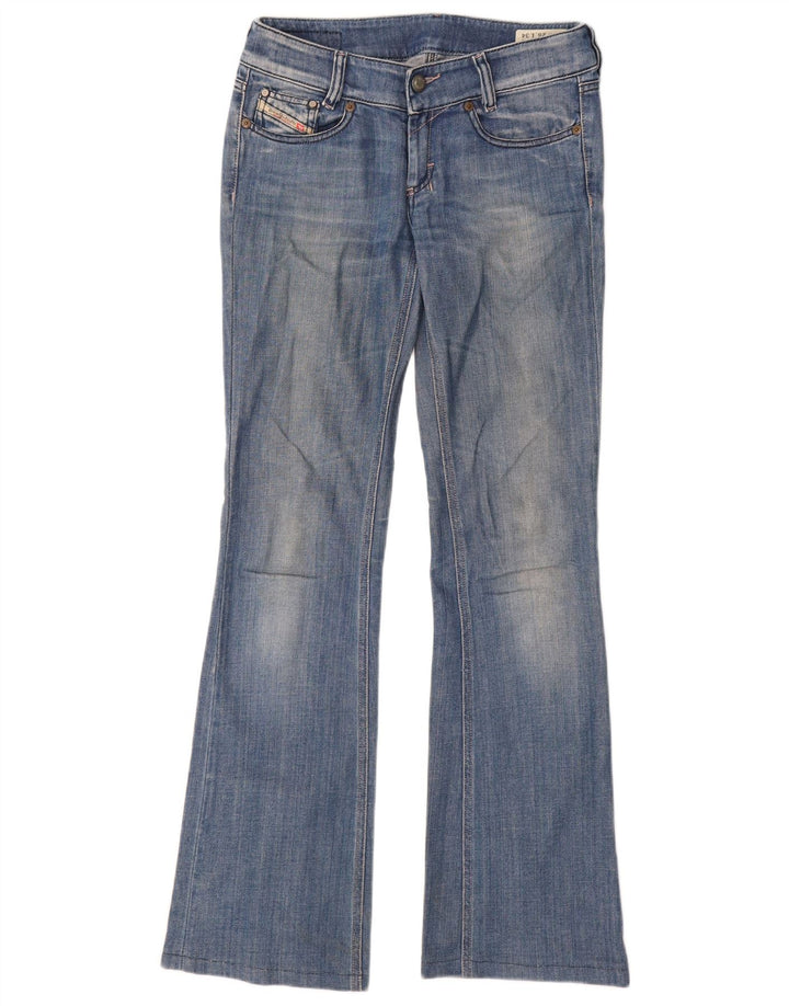 Diesel Damen Louvely Bootcut Jeans W26 L32 Blaue Baumwolle