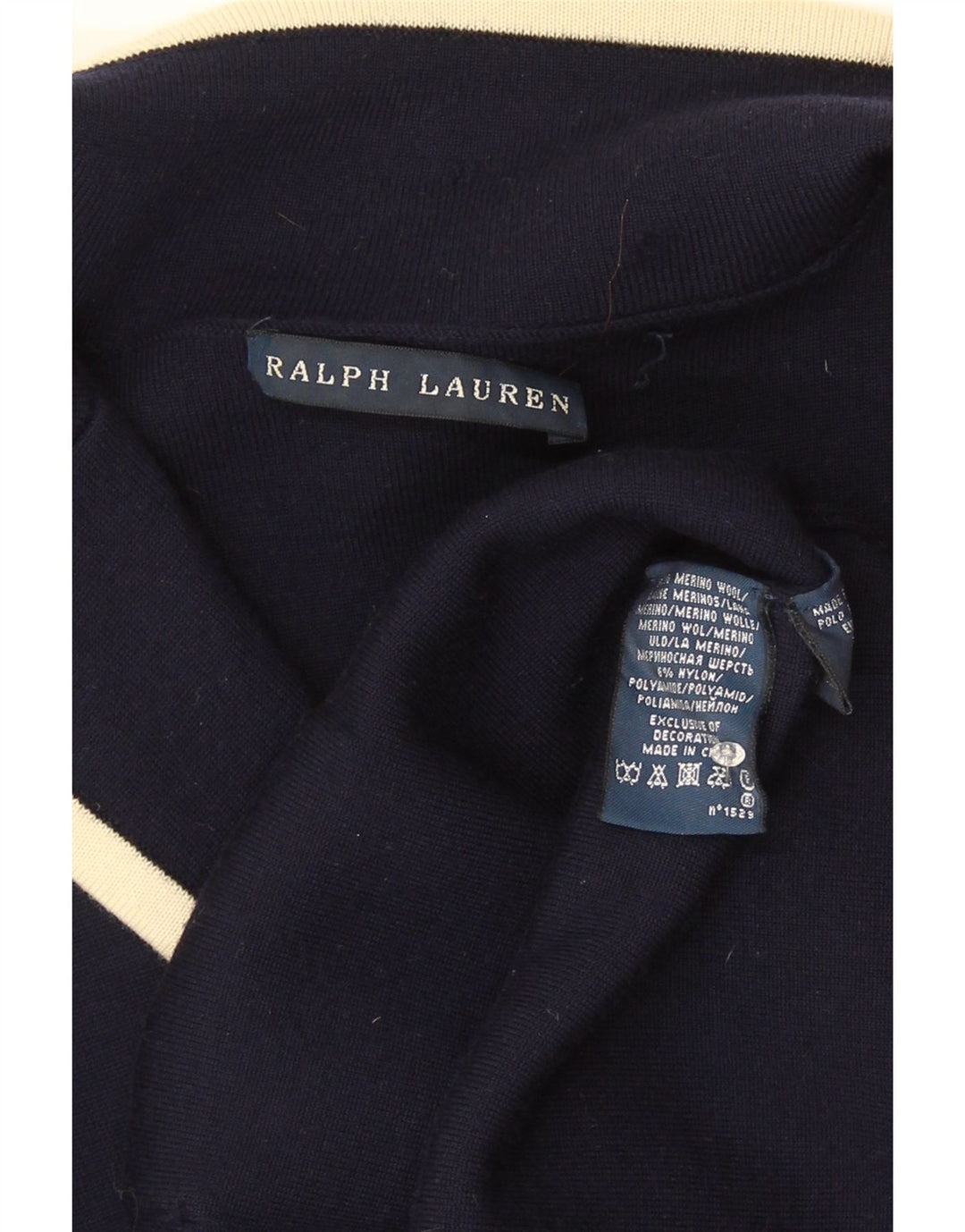 Ralph Lauren Damen-Blazer mit 3 Knöpfen, UK 14, mittleres Marineblau