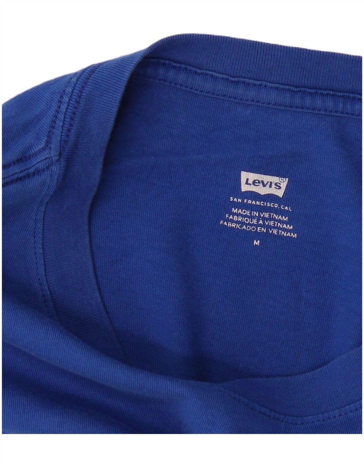 Levi's Damen-T-Shirt mit Grafik, UK 14, mittelblau, Farbblock