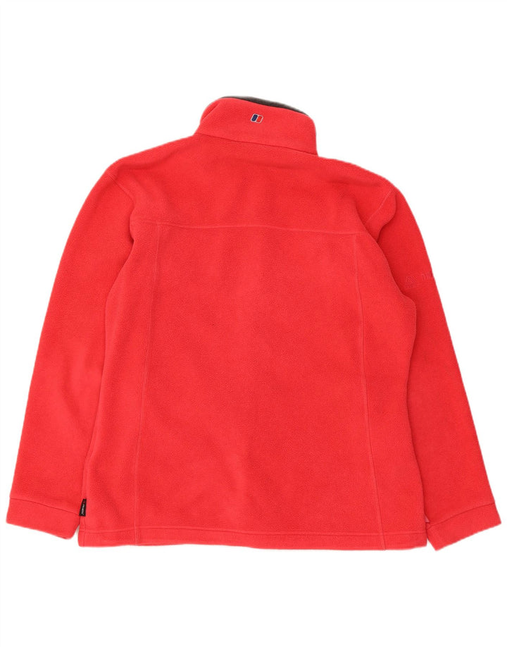 Berghaus Damen Fleecejacke UK 14 Large Rot Polyester