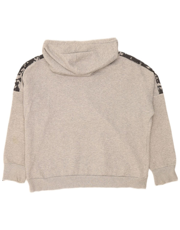 Puma Womens Graphic Oversized Hoodie Pullover UK 16 Large Graue Tarnung