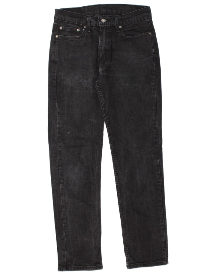 Levi's Herren 514 Straight Jeans W30 L30 schwarze Baumwolle