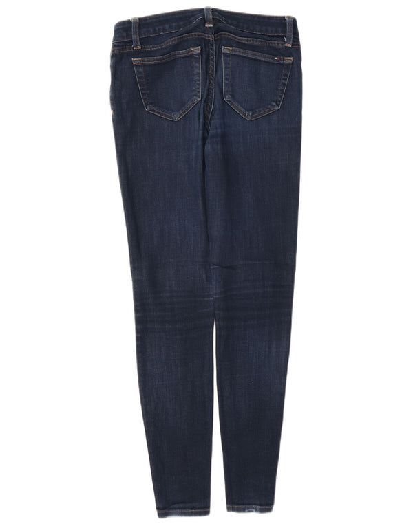 Tommy Hilfiger Damen Skinny Jeans W30 L30 Marineblau Baumwolle