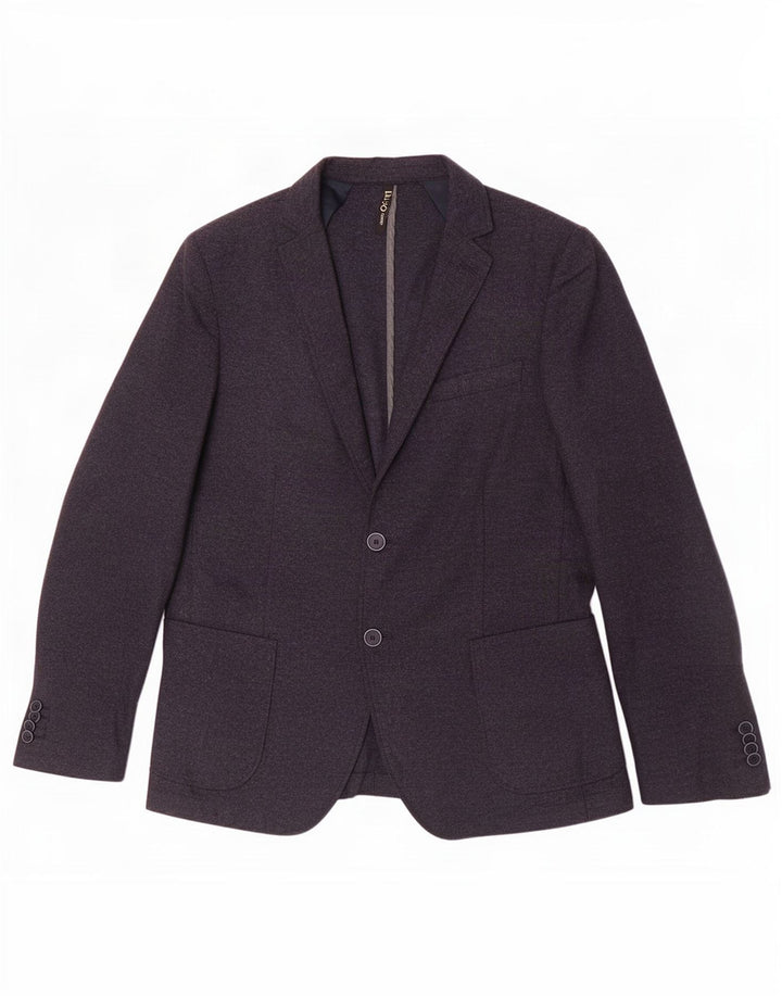 Liu Jo Herren-Blazer mit 2 Knöpfen, IT 50, groß, marineblau, Polyester