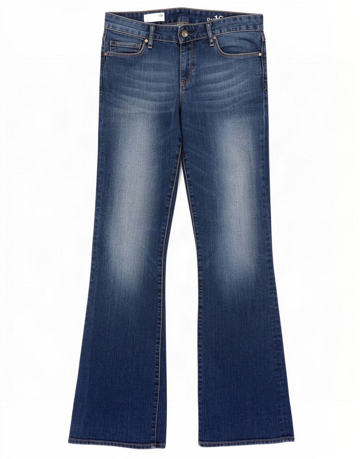 Gap Damen Bootcut-Jeans W28 L32 Blaue Baumwolle