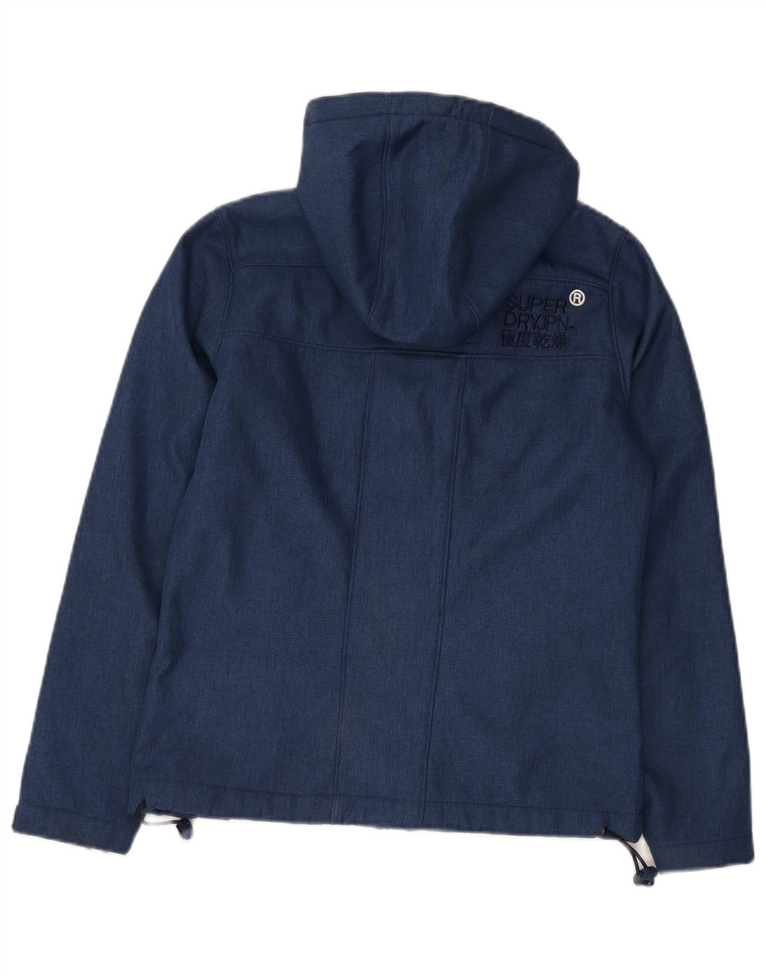 SUPERDRY Herren-Windcheater mit Kapuze, Windjacke, Größe 36, Blau