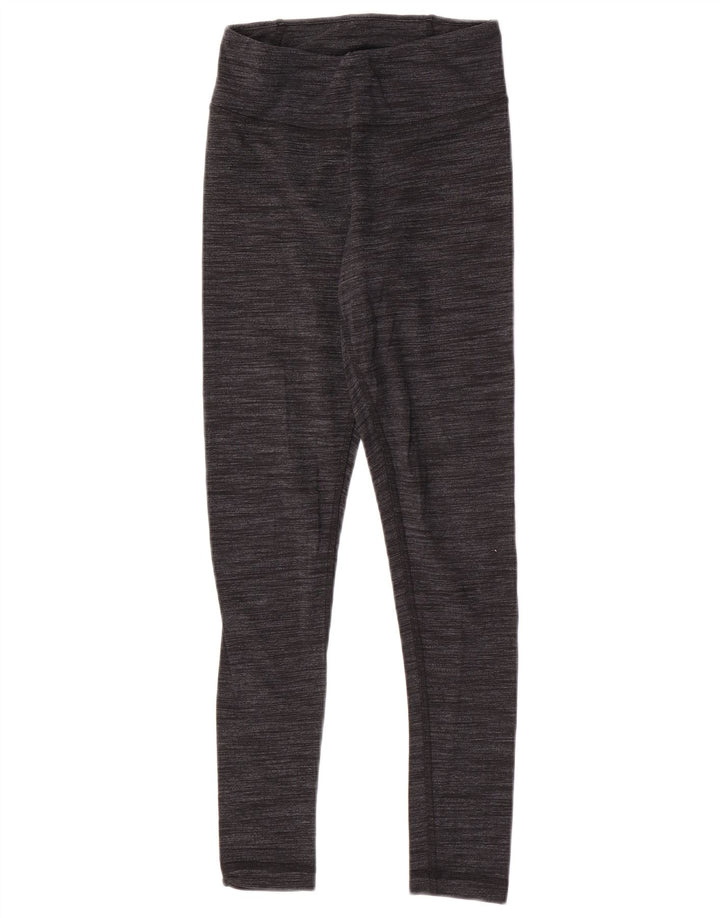 Reebok Damen Leggings UK 4/6 XS Grau meliert
