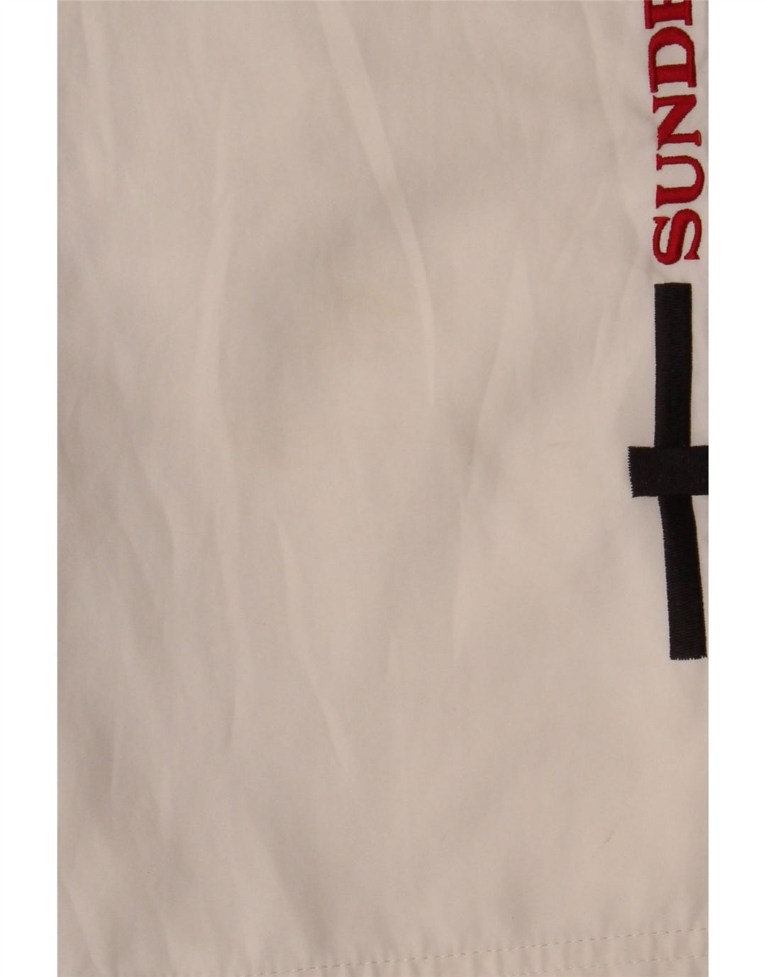 Sundek Herren-Badeshorts mit Grafik, groß, aus weißem Polyester