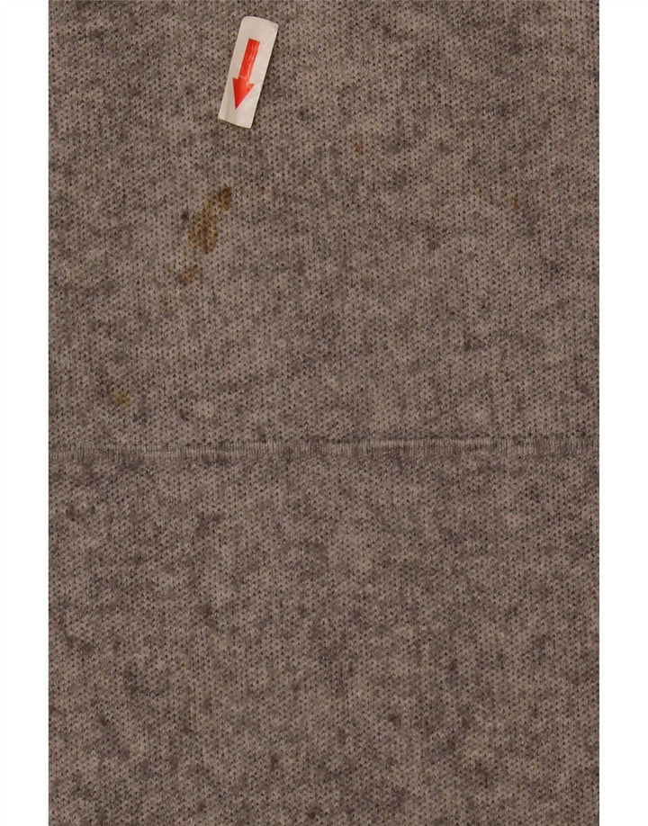 Zara Damen Übergroßer Mantel UK 10 Small Grau meliert