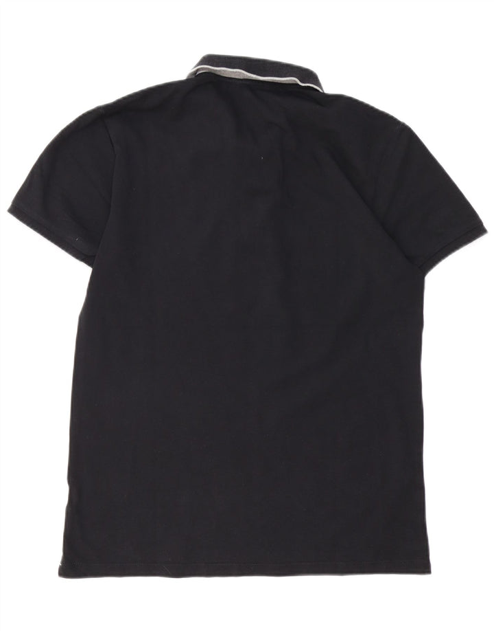 Gas Herren Poloshirt Medium Schwarz