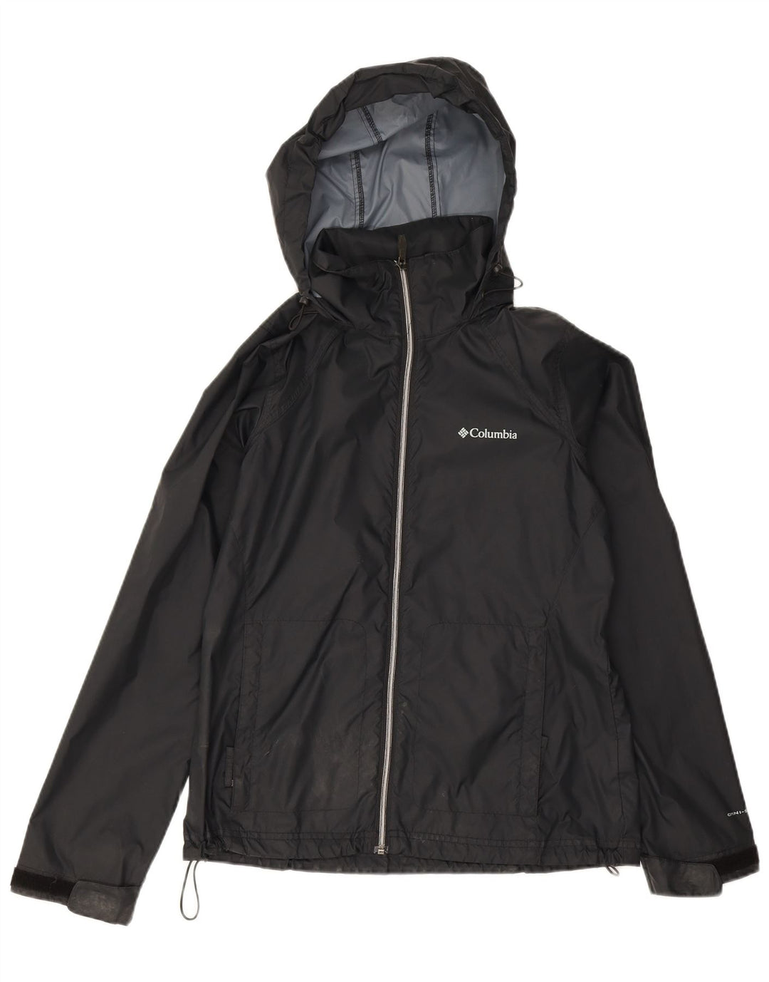 Columbia Herren Omni-Shield Kapuzen-Regenjacke UK 38 Mittelschwarzes Nylon