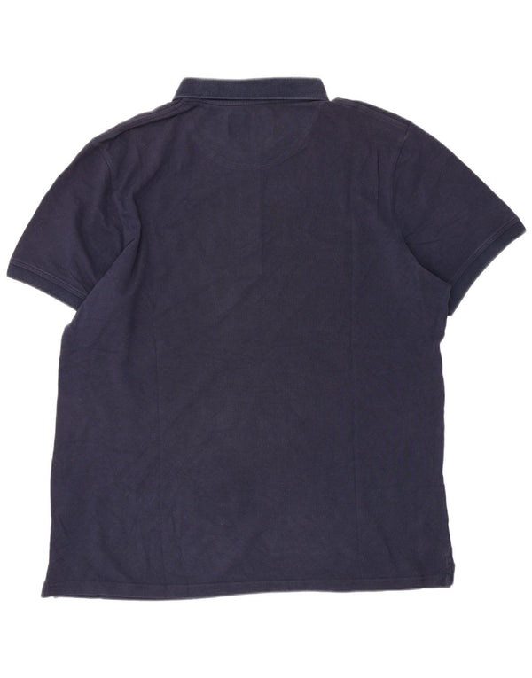 Lyle & Scott Herren Poloshirt XL Marineblaue Baumwolle
