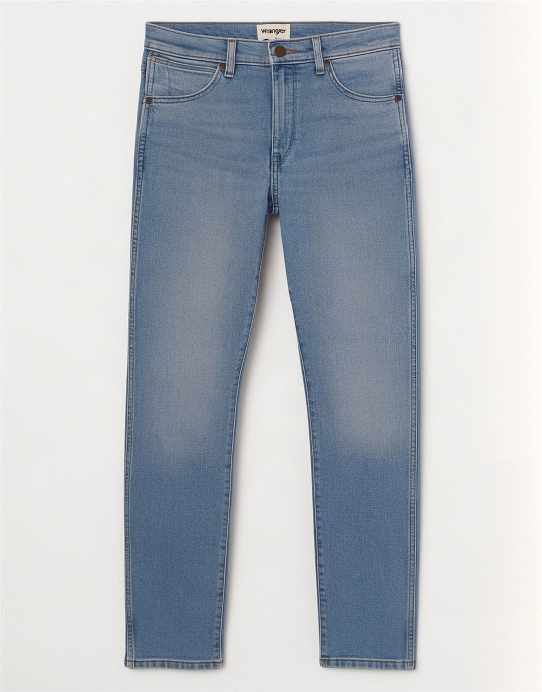Wrangler Herren Larston Slim Jeans W28 L32 Blaue Baumwolle
