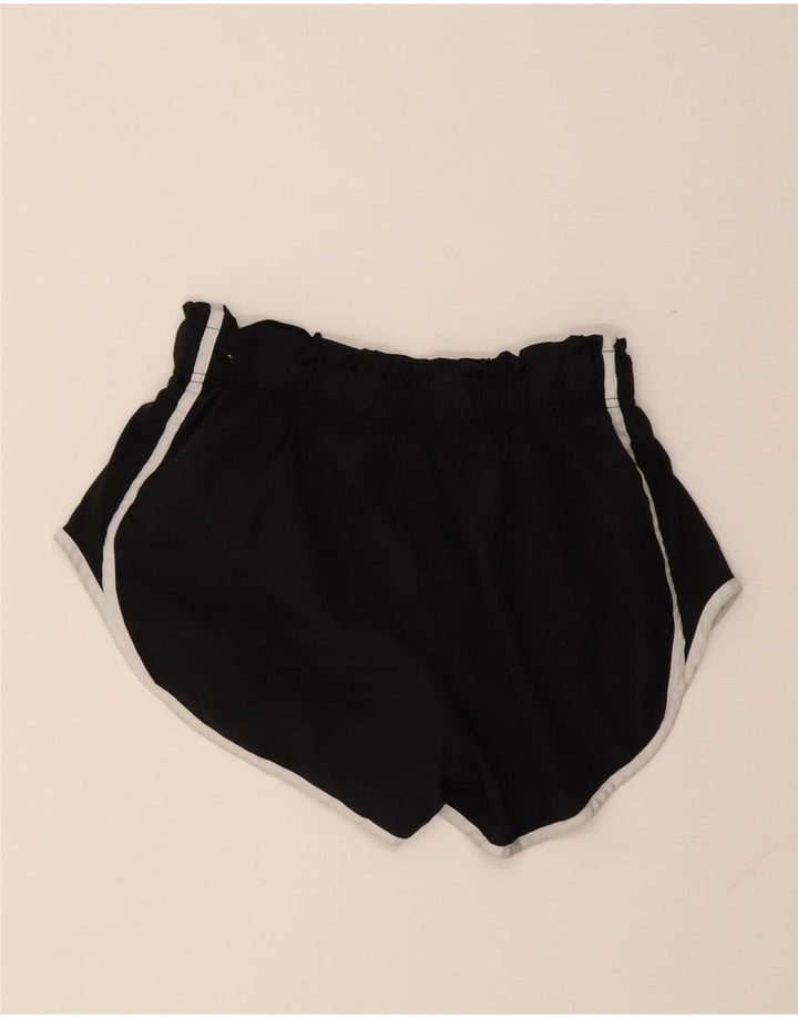 Nike Damen Dri Fit Sport Shorts UK 14 Medium Schwarz Polyester