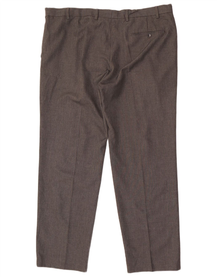 MARKS & SPENCER Gerade Herren-Anzughose W42 L31 Graues Polyester